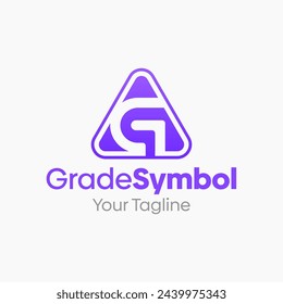 Grade Symbol Logo Design Template: Letter G Symbol. This modern alphabet-inspired logotype is perfect for Technology, Business, Organizations, Personal Branding, and more.
