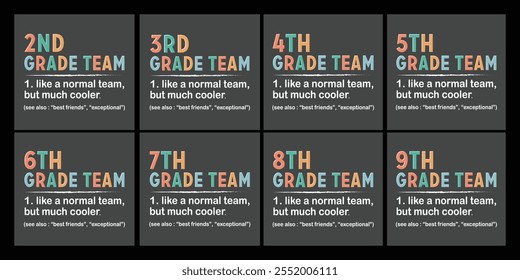 Grade team t shirt design