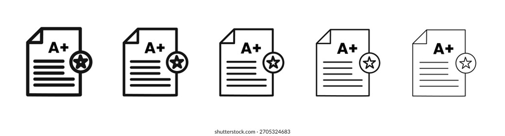 Grados de diseño de iconos, logotipo, App, interfaz de usuario. Ilustración vectorial, EPS