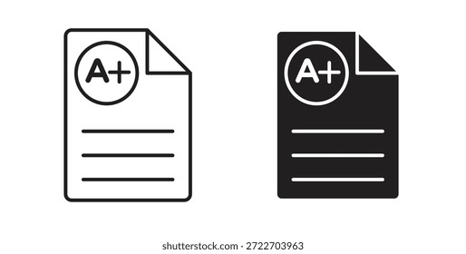 Grados icono de Ilustración vectorial aislada. Pictograma de Vector para Web y App