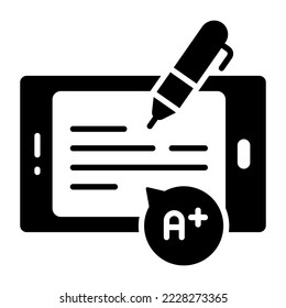 Grades, learning, Modern concepts flat design, Premium quality vector illustration concept. Vector symbol.