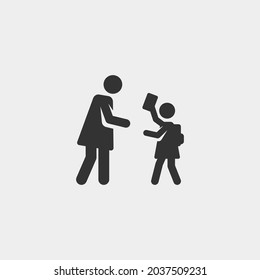Grades vector icon illustration sign