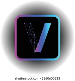Gradiant Alphabet logo desing vector design best of the one