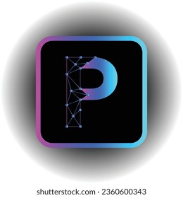 Diseño vectorial del diseño del logotipo de los alfabetos de gran calidad