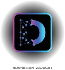 Gradiant Alphabet logo desing vector design best of the one