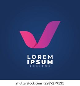Gradien geometric logo templates. Logotype design for company
