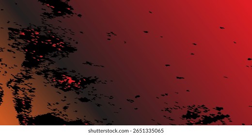 Gradien ripped paper torn edges strips isolated on black background art type2