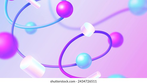 Gradient 3d abstract background vector design in eps 10