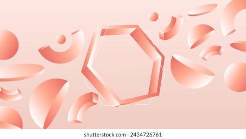 Gradient 3d geometric background vector design in eps 10