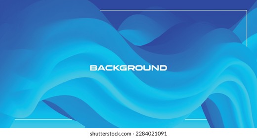 Forma de calor degradado 3d. La portada es adecuada para las imágenes de sus medios sociales.
Fondo del fluido azul