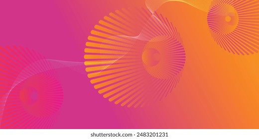  Gradient 3D Unique abstract background 