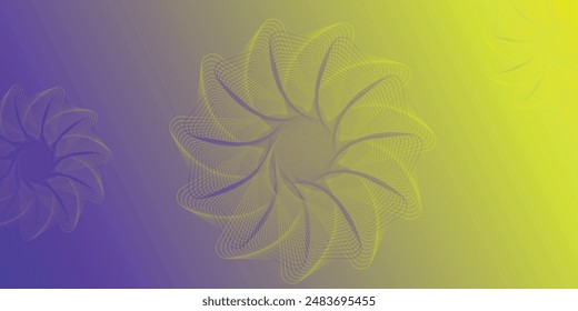 Gradient 3D Unique abstract background