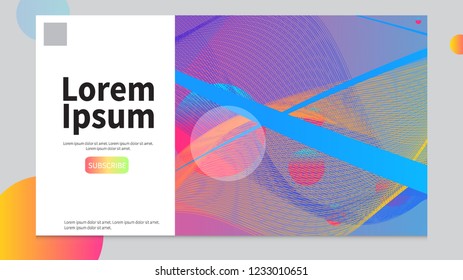 Gradient abstrac minimal cover design. Fluid colorful liquid gradients. Modern abstract gradient shapes composition. Minimal Vector cover design. Futuristic design. Eps10 vector.