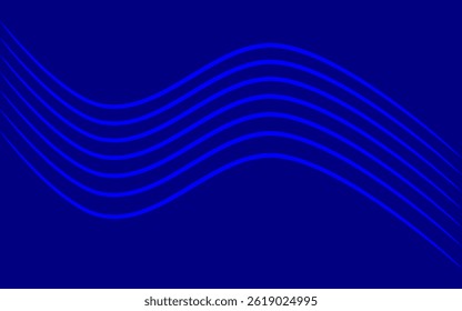 Gradient abstract 3d style motion wave vector illustration design