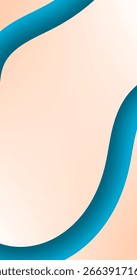 Fondo abstracto degradado con curva fluida azul y espacio para su texto