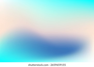 Fundo abstrato do gradiente nas cores azul e pastel