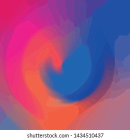 Gradient abstract background. Blurred bright colors background. Vector illustration. Minimal dynamic cover design or wallpaper. Poster template.