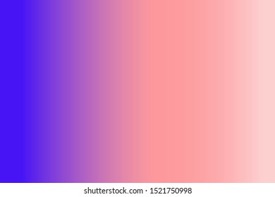 Gradient abstract background in bright colors in a trendy style, suitable for the design of social media, landing pages, web banners. Three shades were used - blue, coral and beige.