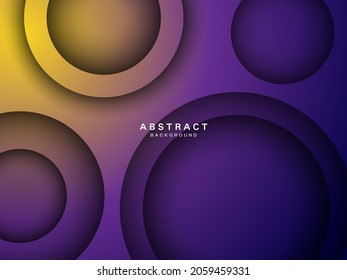 gradient abstract background with circle hole effect and shadow