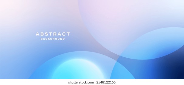 Gradient abstract background with circular line patterns. Vector illustration.