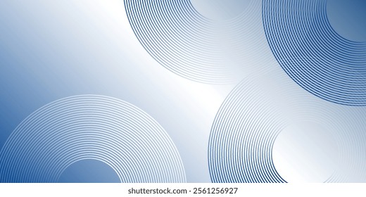 Gradient abstract background with circular line patterns simple