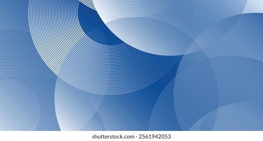 Gradient abstract background with circular line patterns. Vector illustration art simple