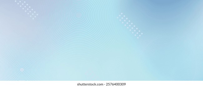 Gradient abstract background with circular line patterns. Vector illustration.