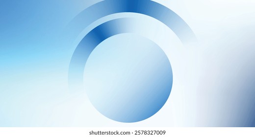 Gradient abstract background with circular line patterns