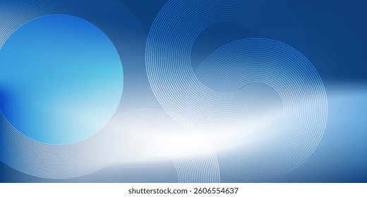 Gradient abstract background with circular line patterns style. Vector illustration