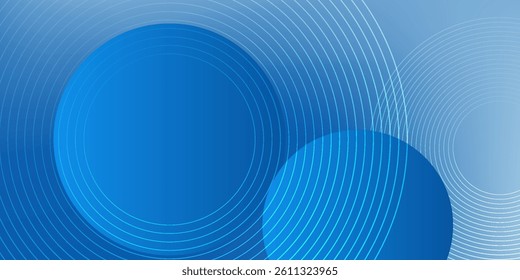 Gradient abstract background with circular line patterns. Vector illustration style