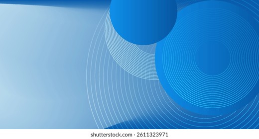 Gradient abstract background with circular line patterns. Vector illustration style
