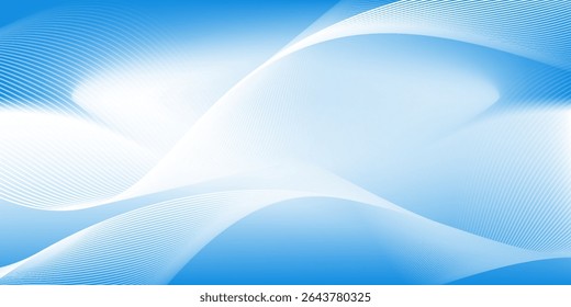 Gradient abstract background with circular line patterns. Vector illustration modern
