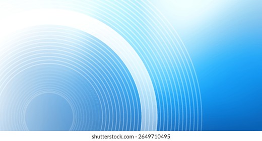 Gradient abstract background with circular line patterns. Vector 