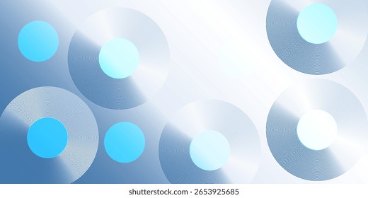 Gradient abstract background with circular line patterns. Vector illustration.