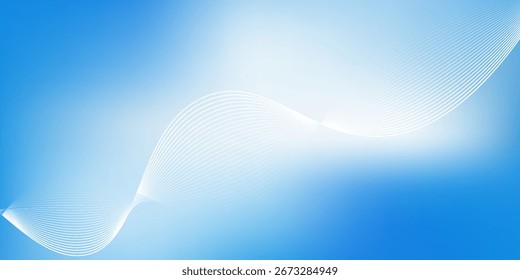 Gradient abstract background with circular line patterns. Vector illustration modern Eps10