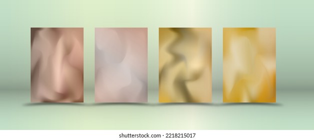 Gradient abstract background. Creative design for book covers, magazines, notebooks, albums, posters, booklets and posters. A set of templates for design and creative ideas.