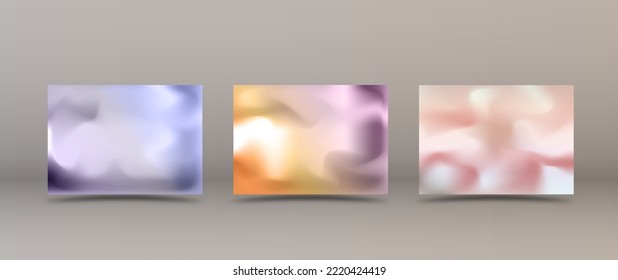 Gradient abstract background. Creative design for book covers, magazines, notebooks, albums, posters, booklets and posters. A set of templates for design and creative ideas.