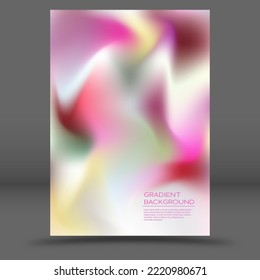 Gradient abstract background. Creative design for book covers, magazines, notebooks, albums, posters, booklets and posters. Templates for design and creative ideas.