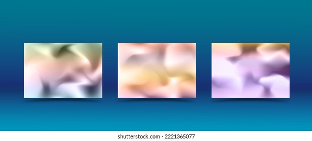 Gradient abstract background. Creative design for book covers, magazines, notebooks, albums, posters, booklets and posters. A set of templates for design and creative ideas.