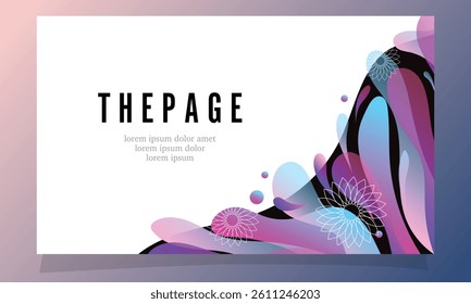 gradient abstract background design vector