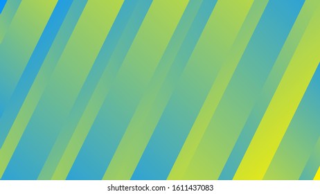 Gradient abstract background. The diagonal patterned background has shades of green and blue. Pop style abstract background