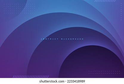 Gradient abstract background elegant circle shape