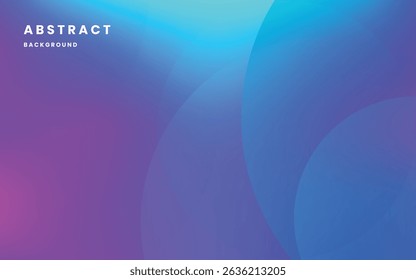 Gradient Abstract Background. Modern Blue and Purple Fluid Design for Tech, Web, and Presentation Use. Illustration vector 10 eps.