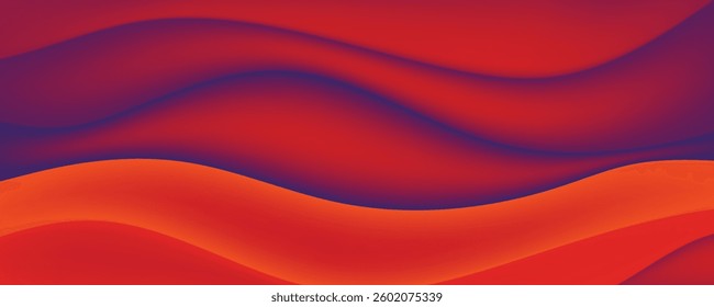 Gradient Abstract Background with Modern Curved Design