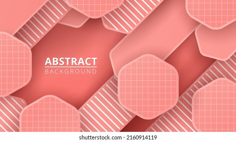 Gradient abstract background with pastel color geometric background premium vector