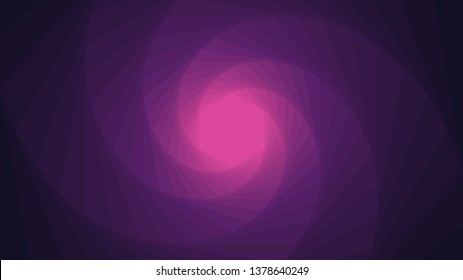 Gradient abstract background in purple swirls into the center