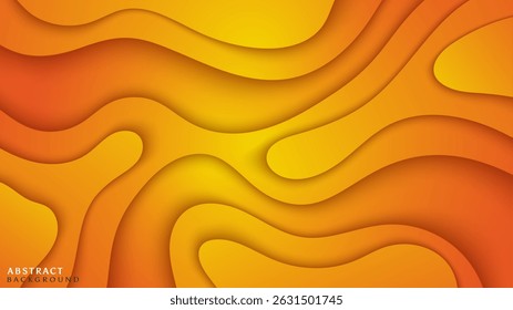 Gradient abstract background tehnic paper cut