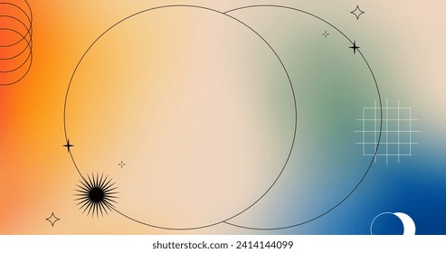 Gradient abstract background vector design in eps 10