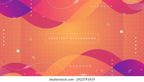 Gradient abstract background vector design in eps 10