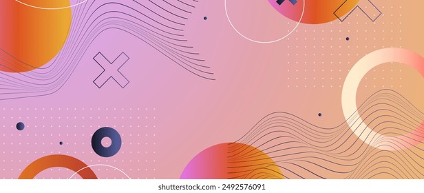 Gradient abstract background vector design in eps 10